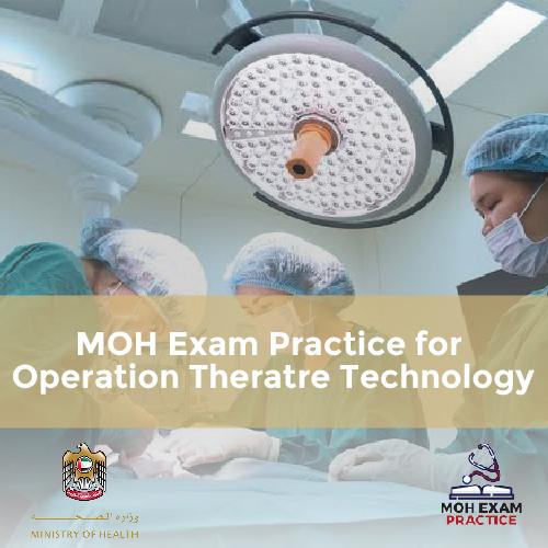 MOH Exam Practice for Operation Theatre Technology