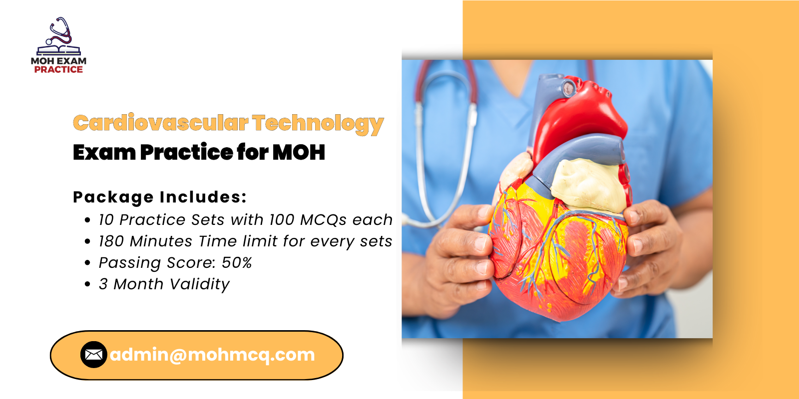 cardiovascular technology Exam Practice for MOH