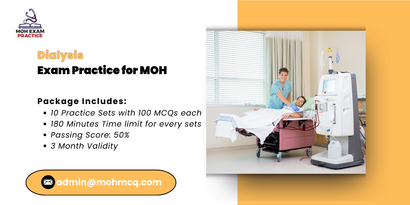 dialysis Exam Practice for MOH