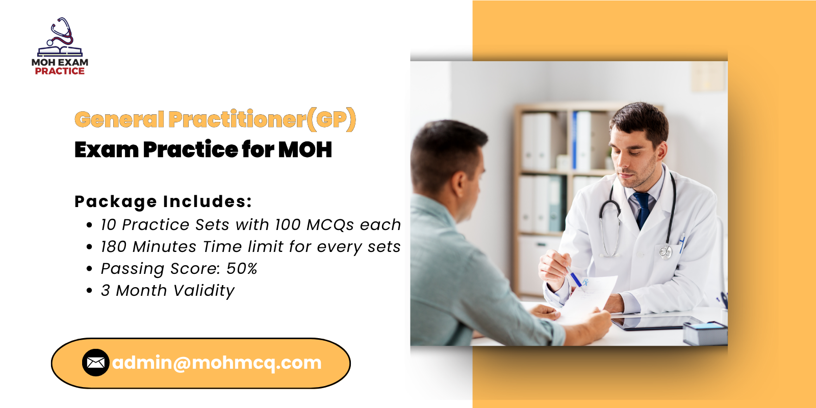 general practitioner gp Exam Practice for MOH