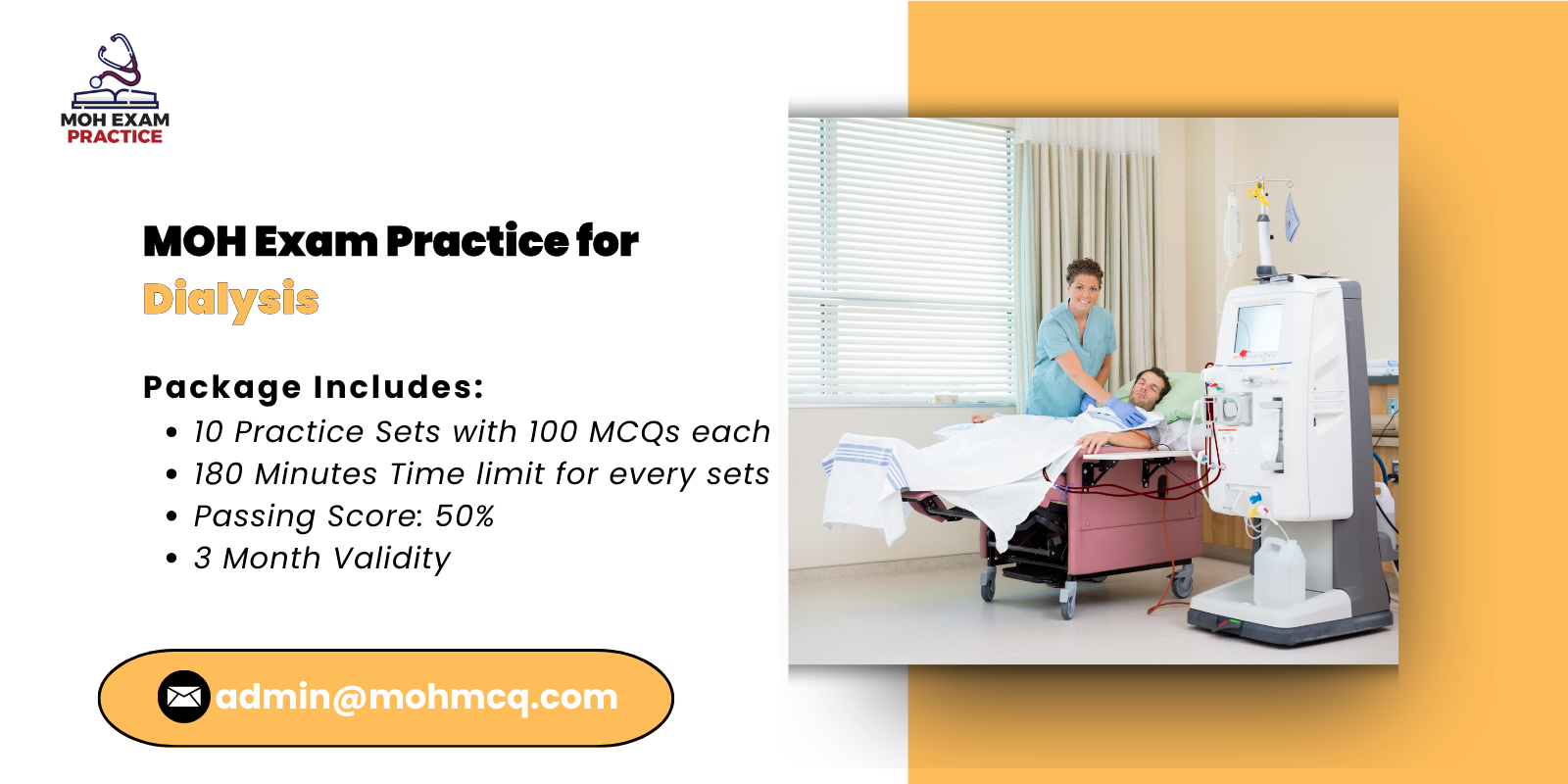 MOH Exam Practice for dialysis