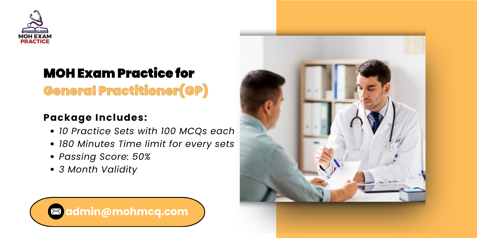 MOH Exam Practices for General Practitioner (GP)