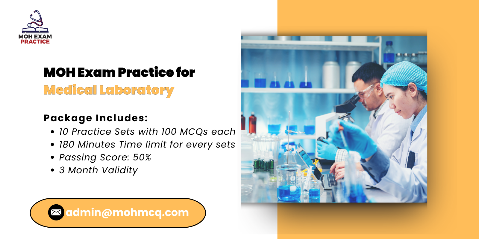 MOH Exam Practice for medical laboratory