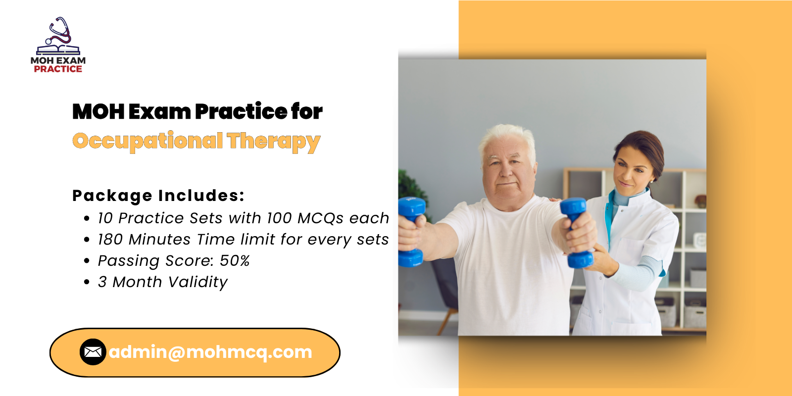 MOH Exam Practice for occupational therapy