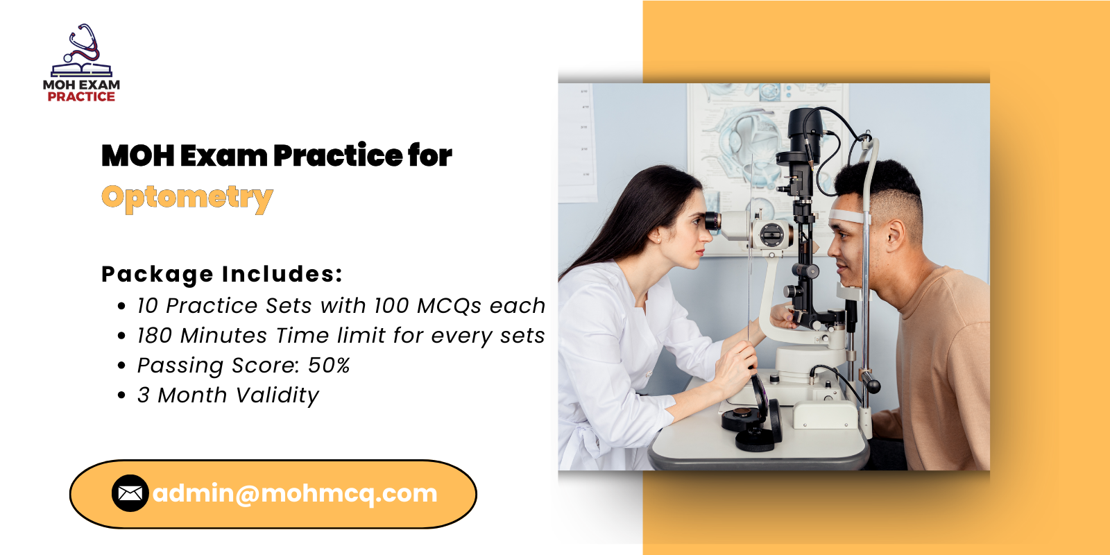 MOH Exam Practice for optometry