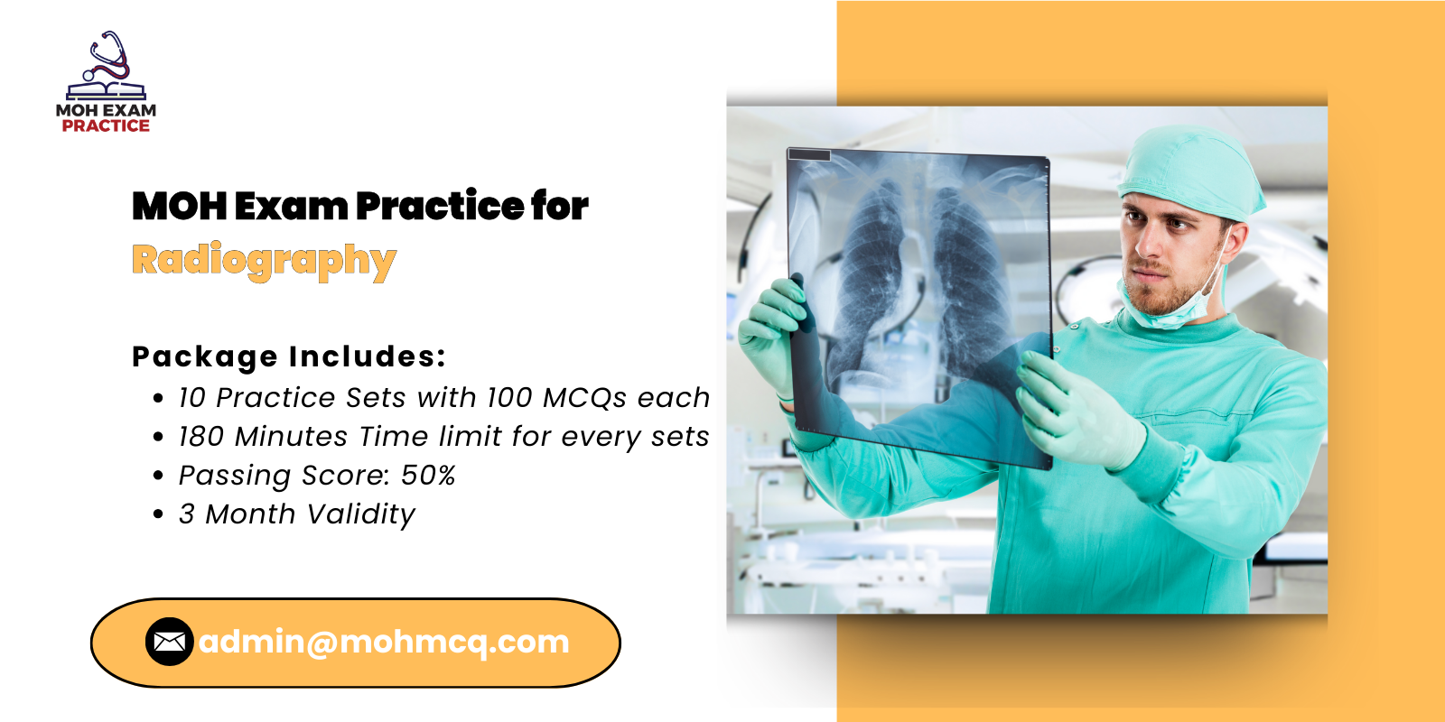 MOH Exam Practice for radiography