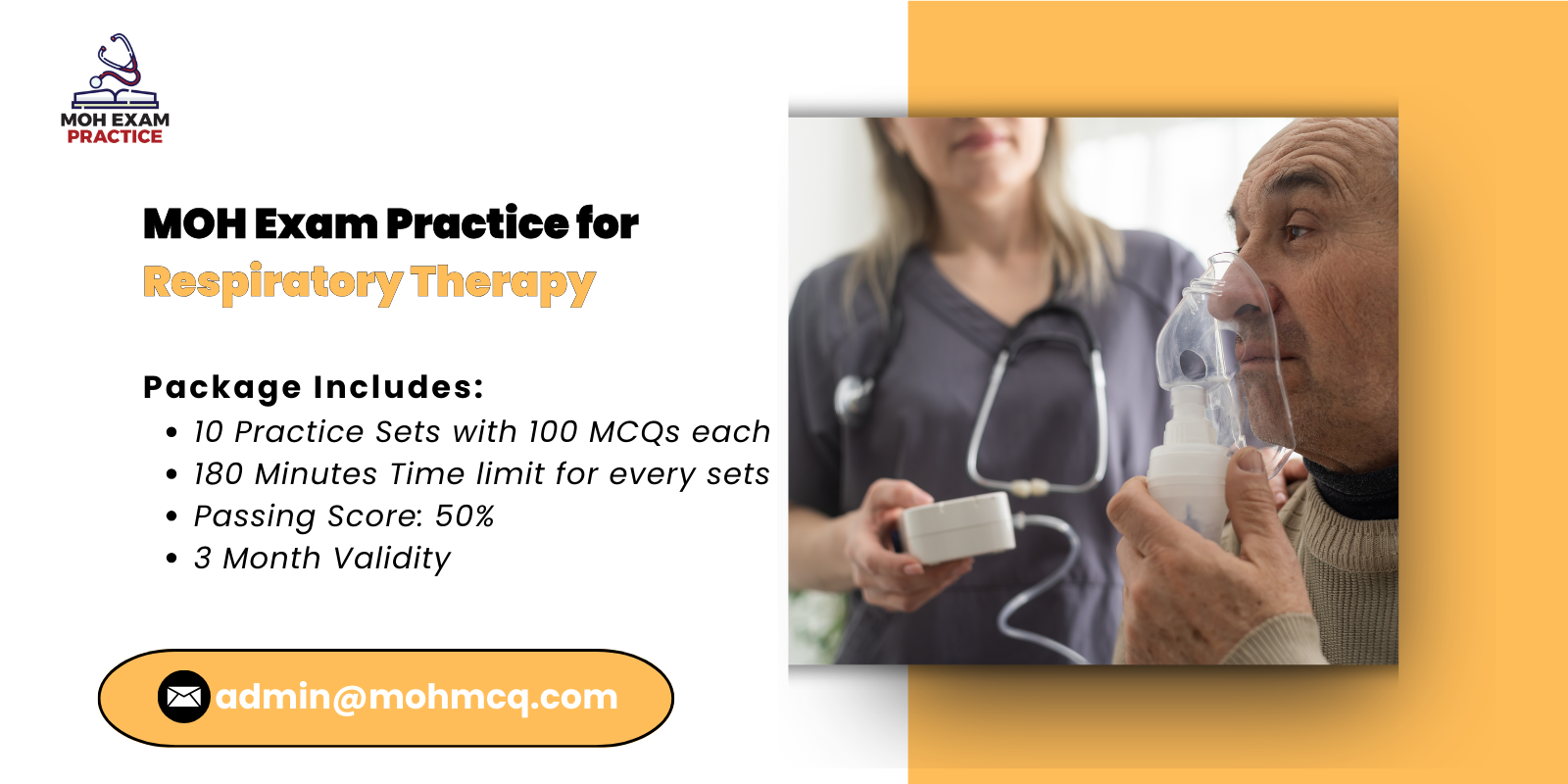 MOH Exam Practice for respiratory therapy