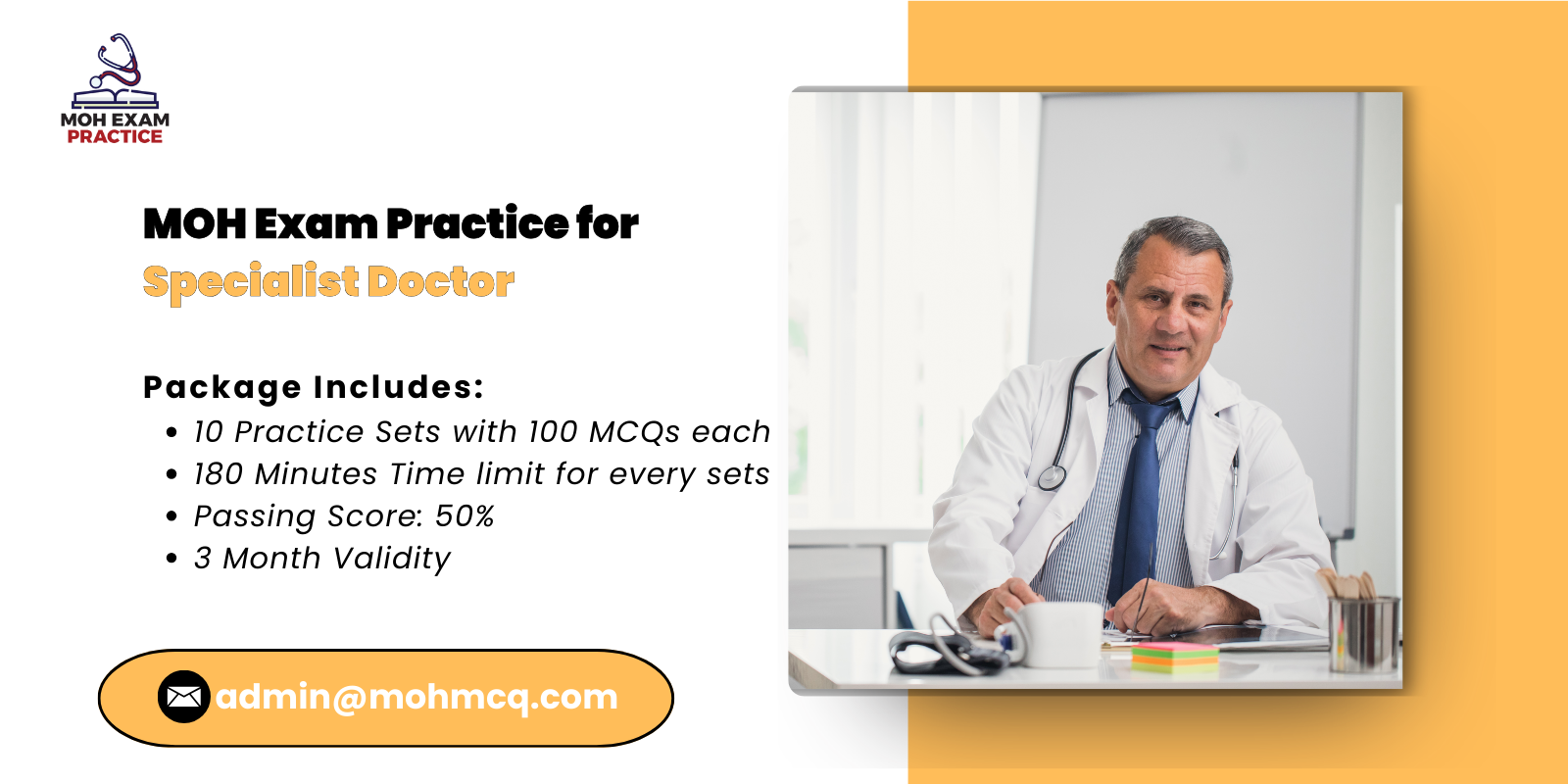 MOH Exam Practices for Specialist Doctor