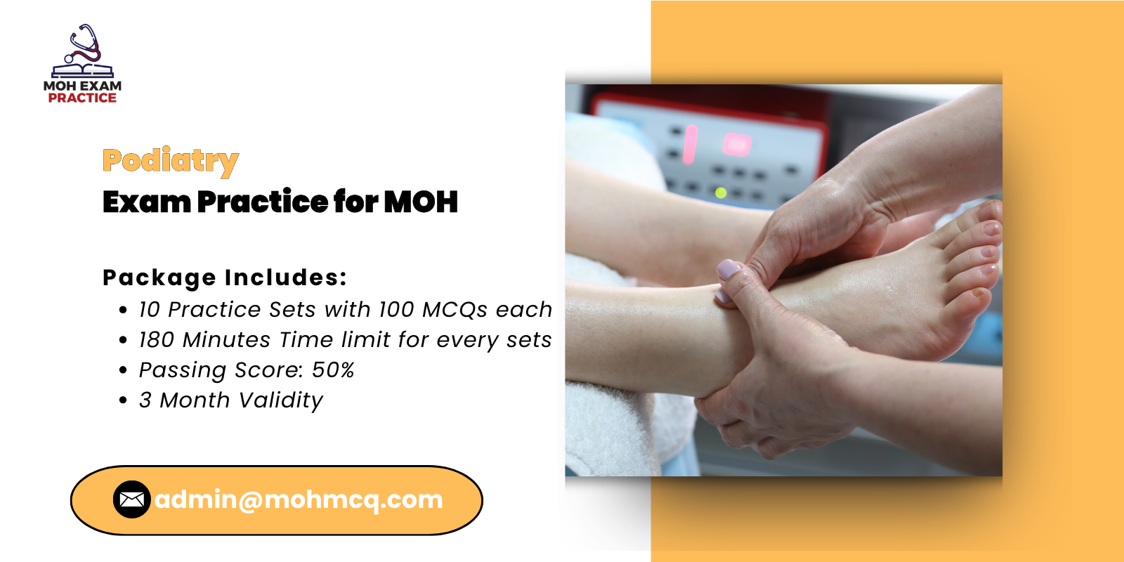 podiatry Exam Practice for MOH
