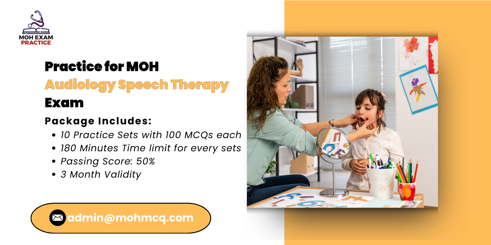 Practice for MOH Audiology Speech Therapy Exam