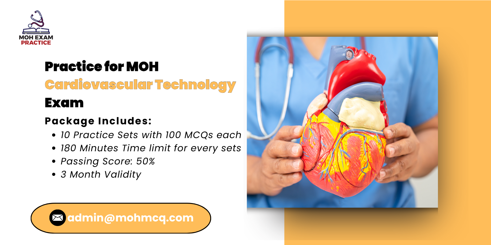 Practice for MOH Cardiovascular Technology Exam