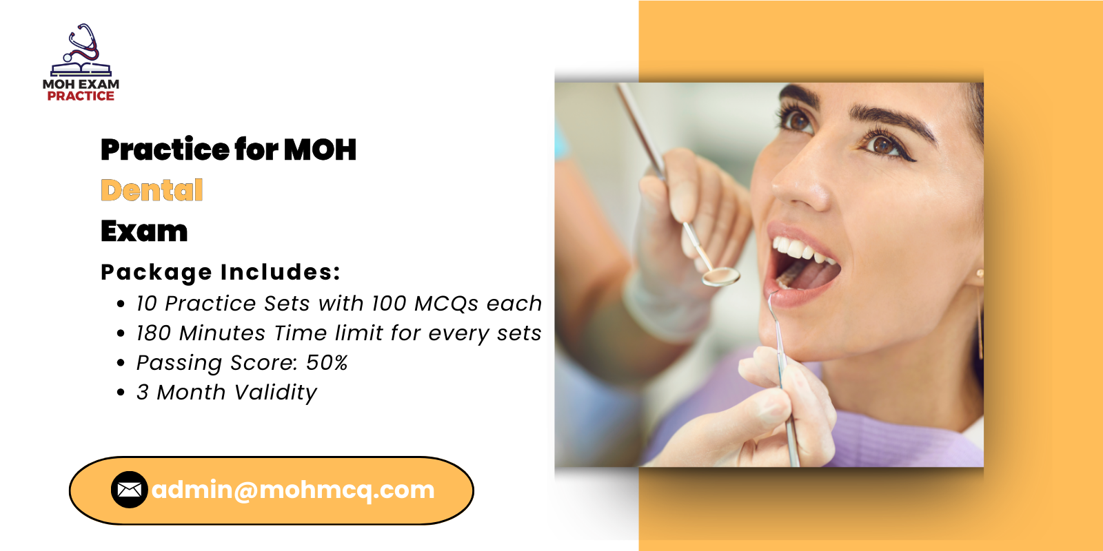 Practice for MOH Dental Exam