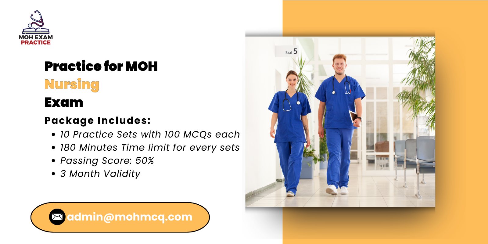 Practice for MOH Nursing Exam