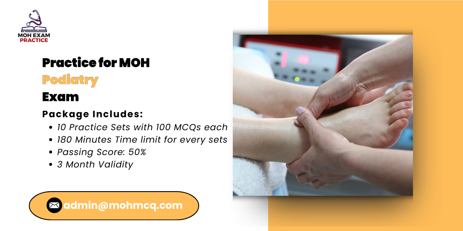 Practice for MOH Podiatry Exam