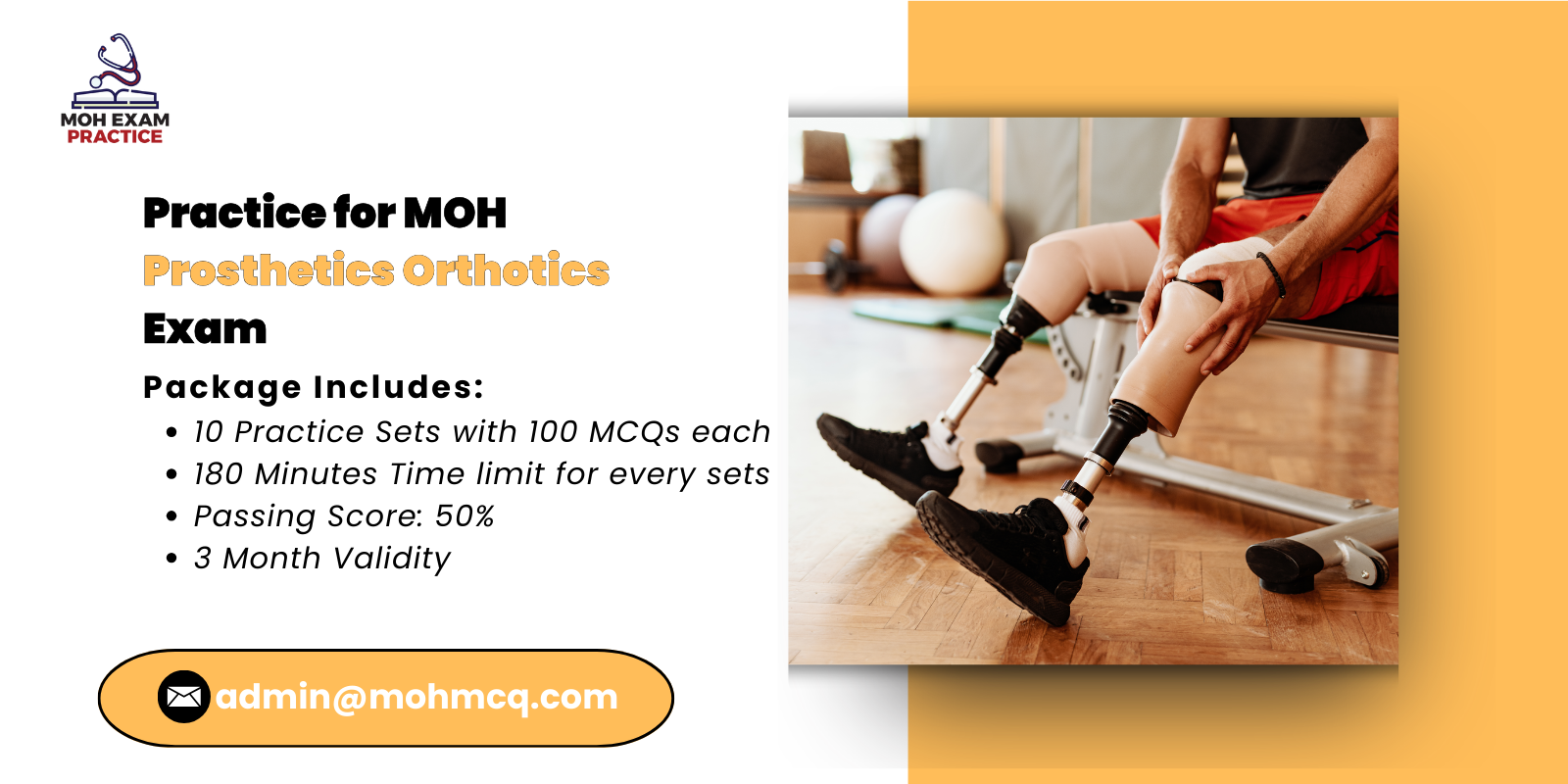 Practice for MOH Prosthetics Orthotics Exam