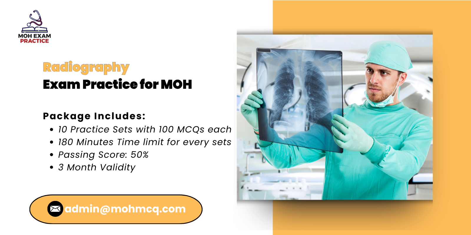 radiography Exam Practice for MOH