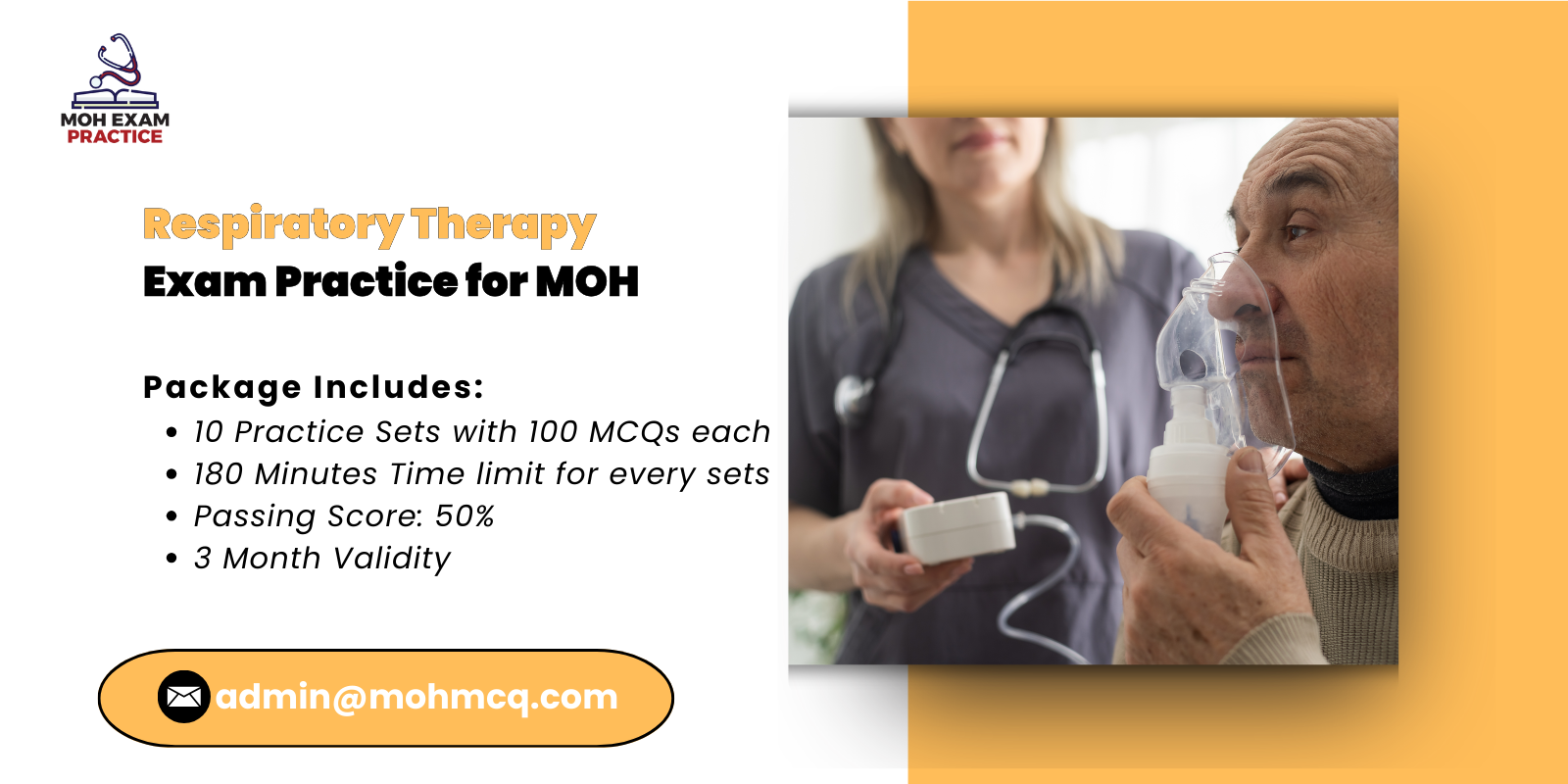 respiratory therapy Exam Practice for MOH