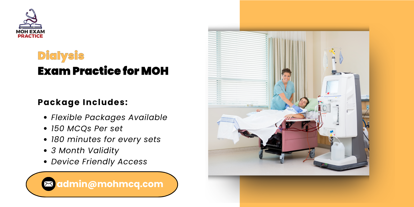 Dialysis Exam Practice for MOH