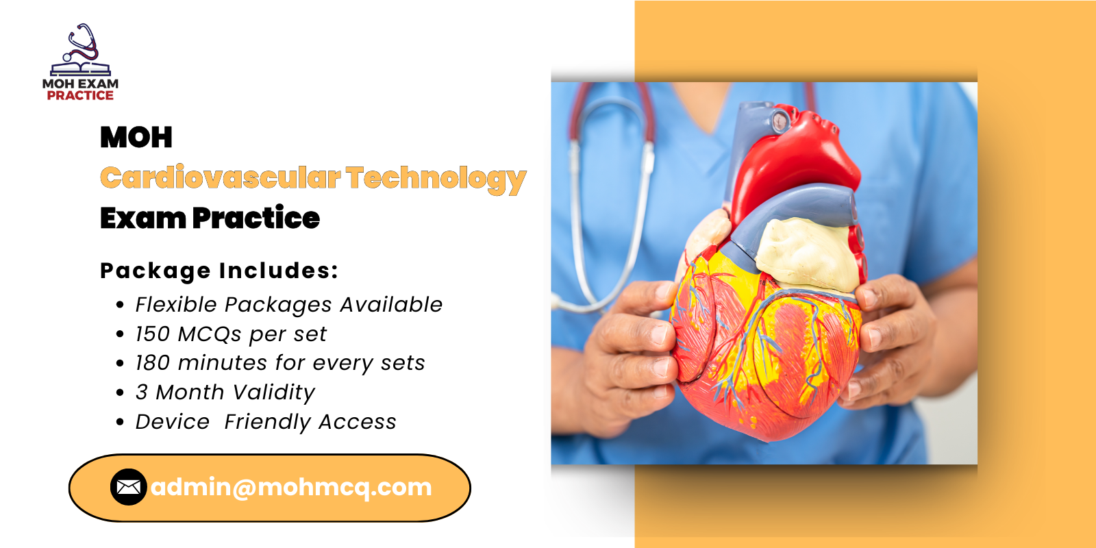 MOH Cardiovascular Technology Exam Practice