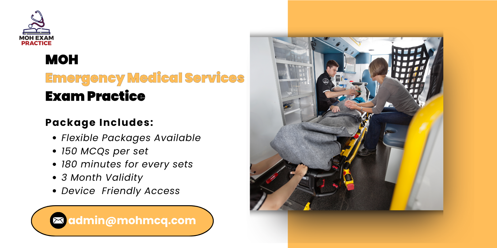 MOH Emergency Medical Services Exam Practice