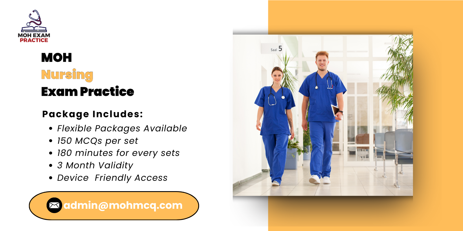 MOH Nursing Exam Practice
