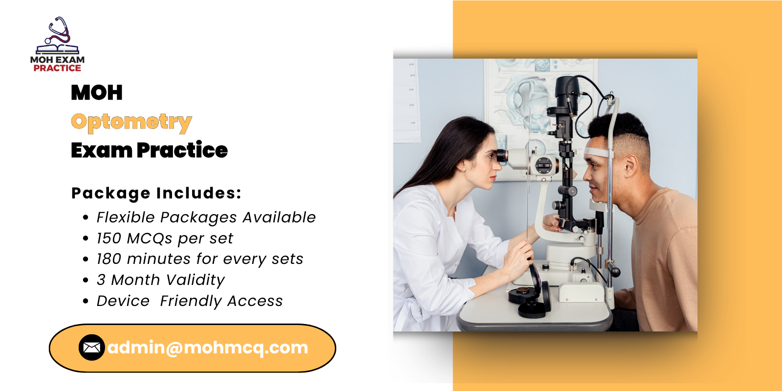 MOH Optometry Exam Practice