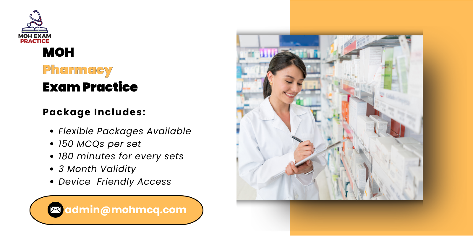 MOH Pharmacy Exam Practice