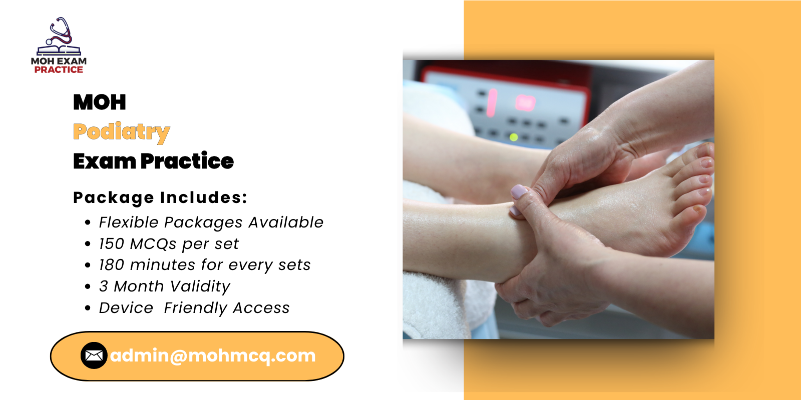 MOH Podiatry Exam Practice