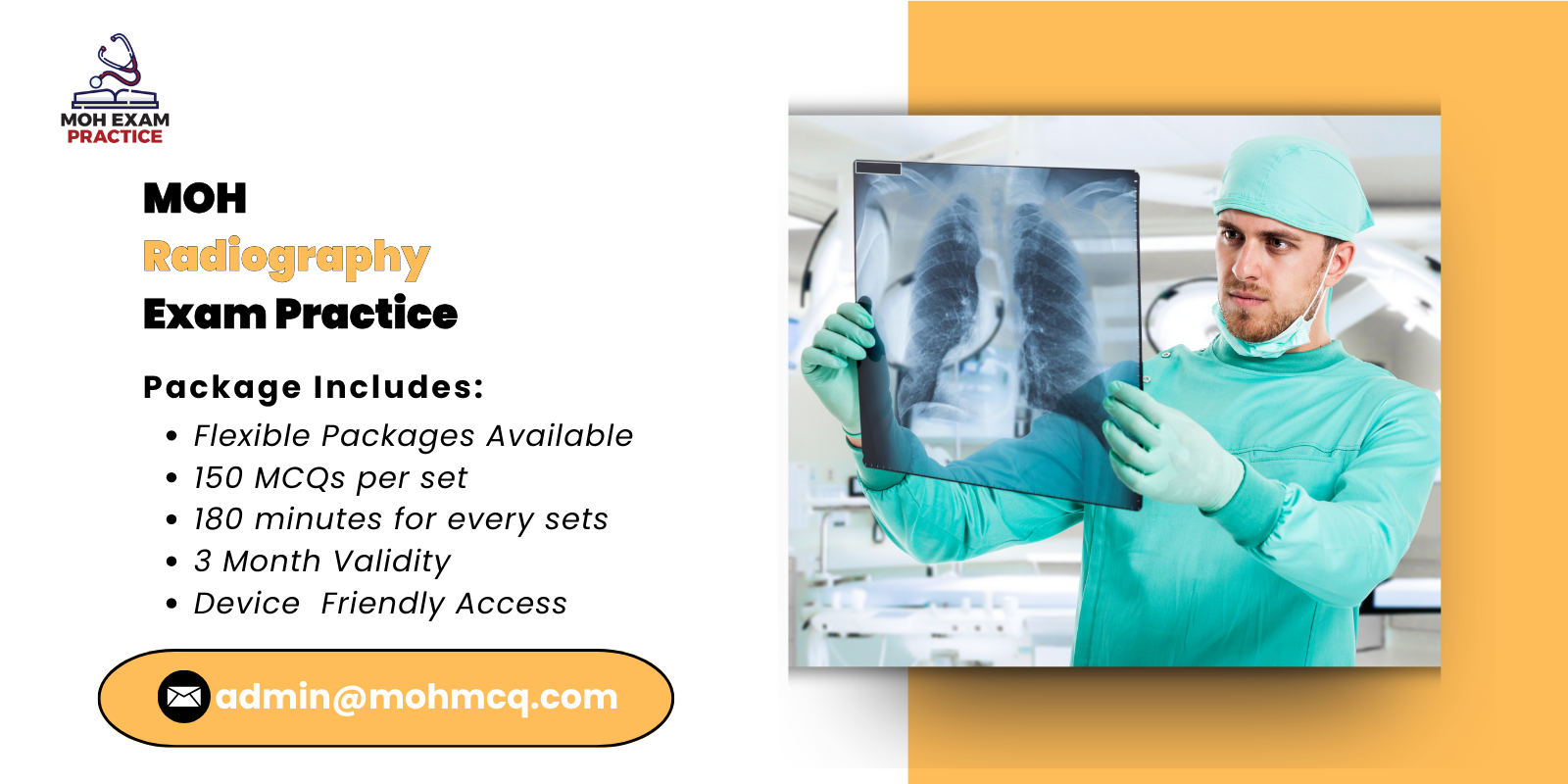 MOH Radiography Exam Practice