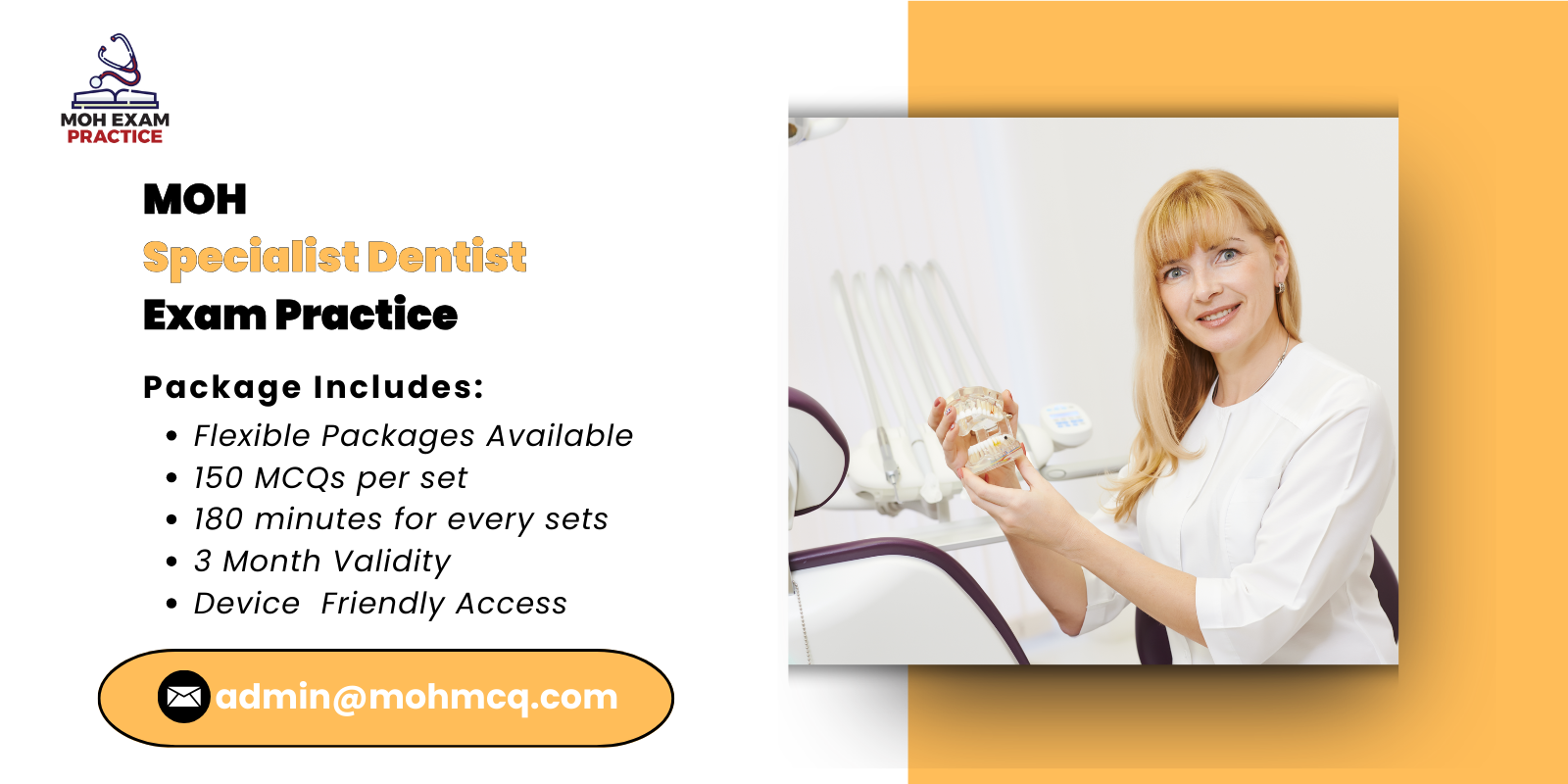 MOH Specialist Dentist Exam Practice