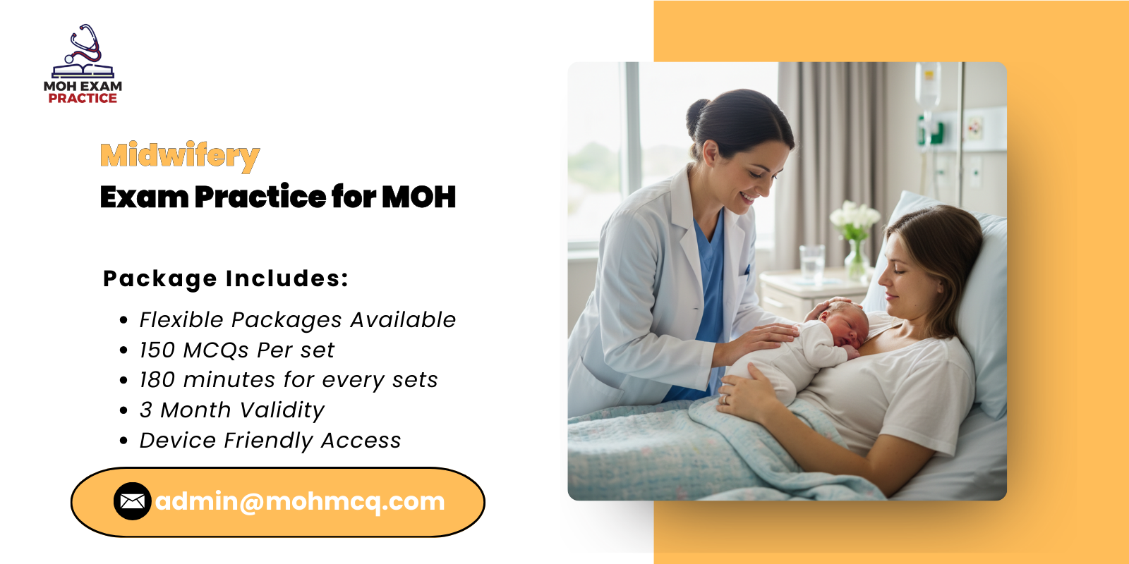 Midwifery Exam Practice for MOH