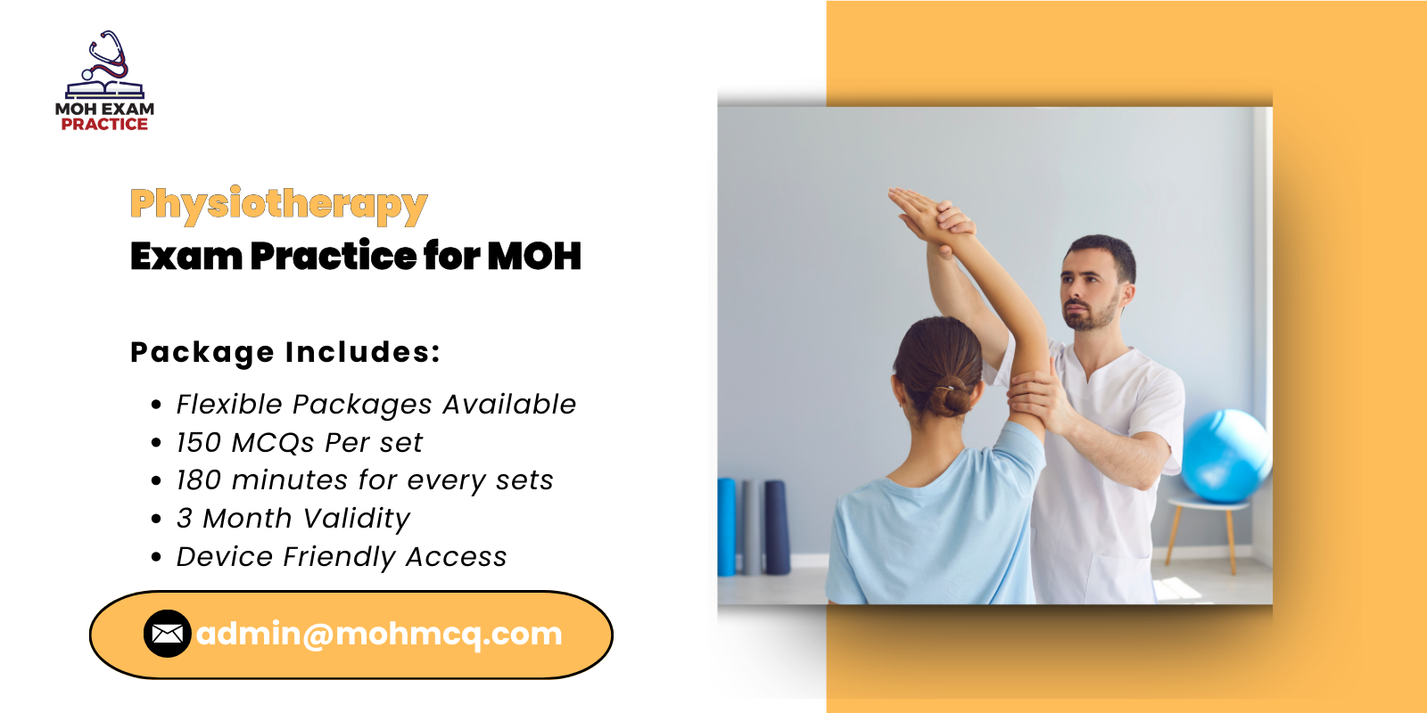 Physiotherapy Exam Practice for MOH