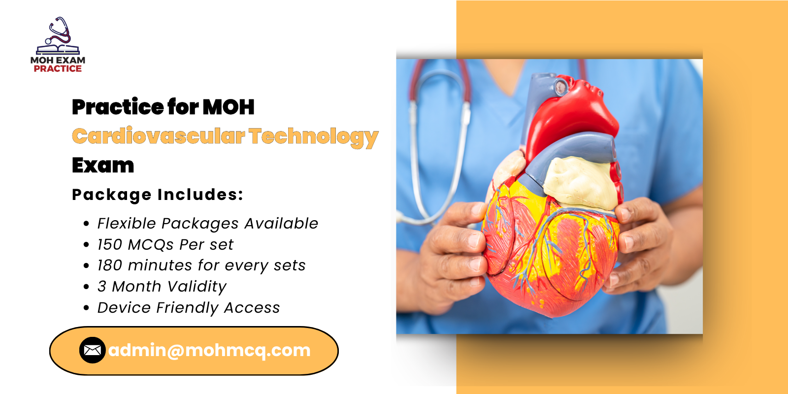 Practice for MOH Cardiovascular Technology Exam