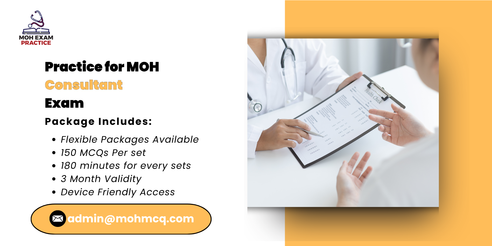 Practice for MOH Consultant Exam