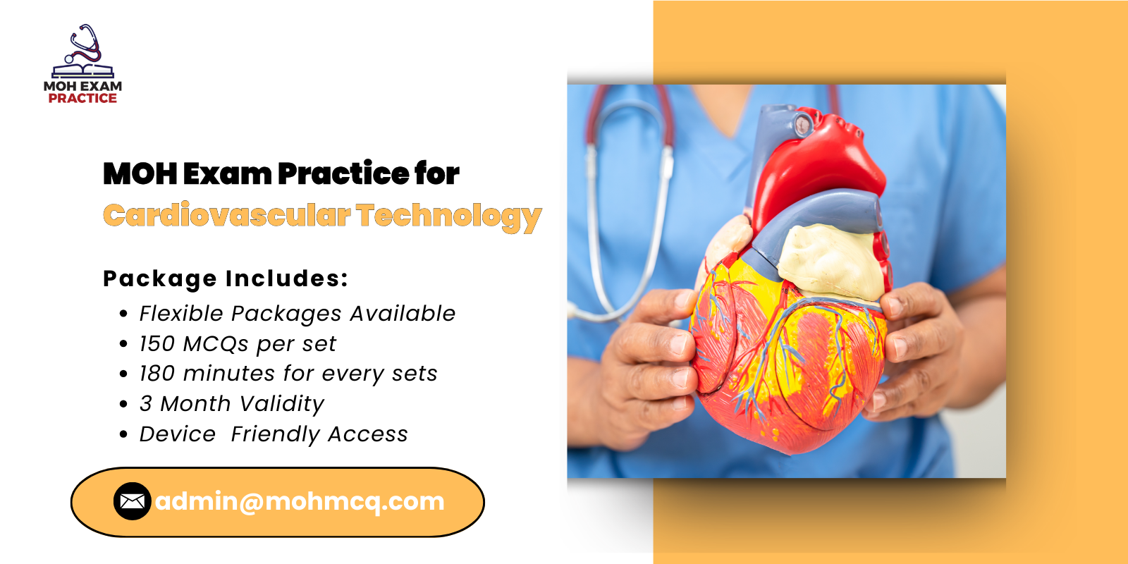 MOH Exam Practice for Cardiovascular Technology