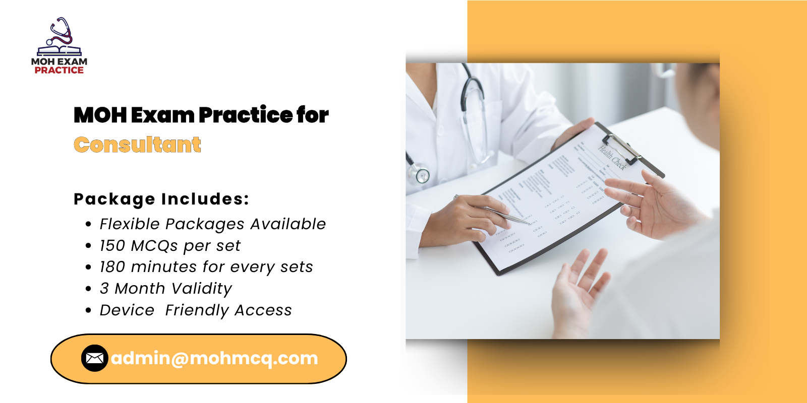 MOH Exam Practice for Consultant