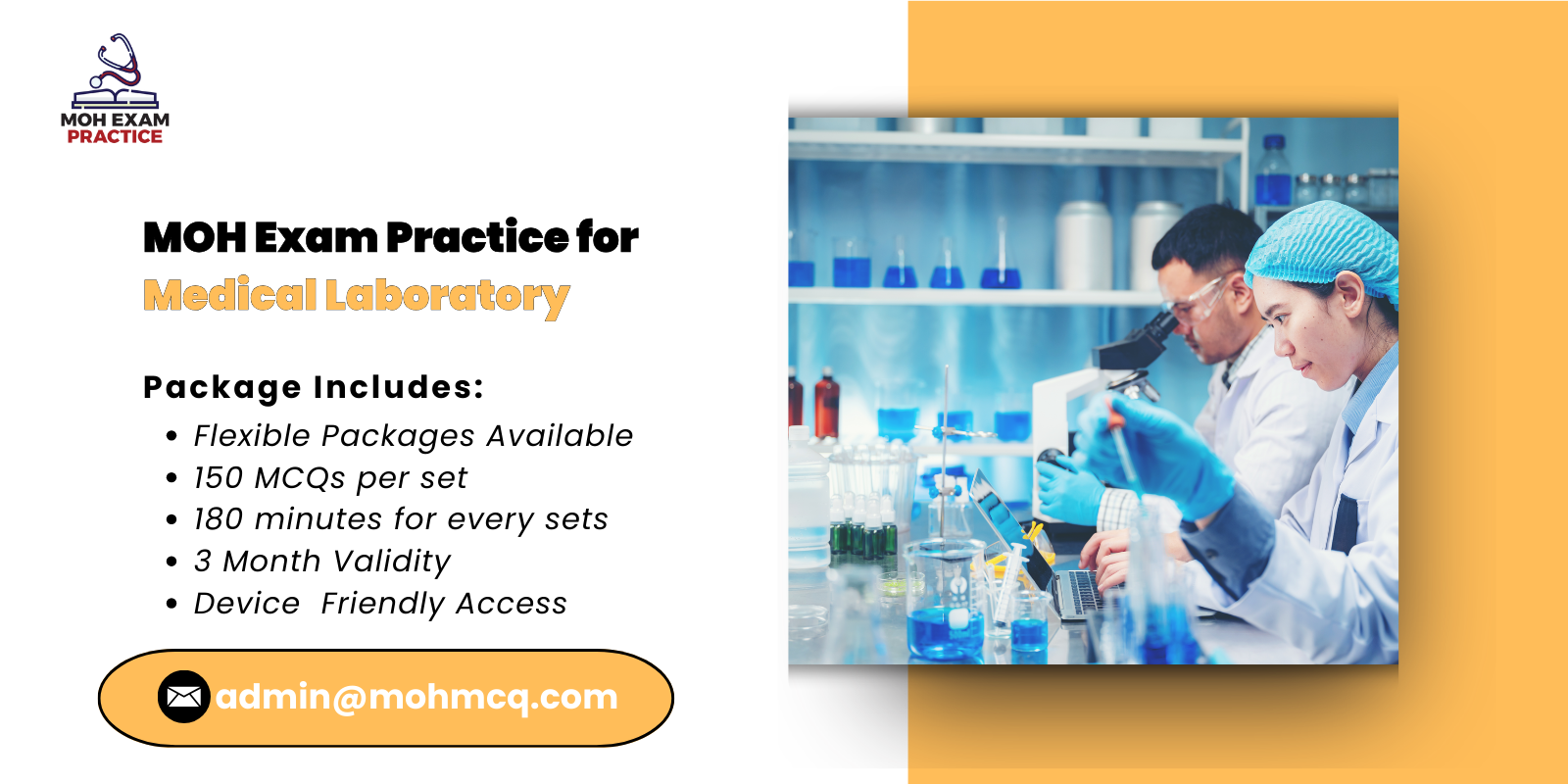 MOH Exam Practice for Medical Laboratory