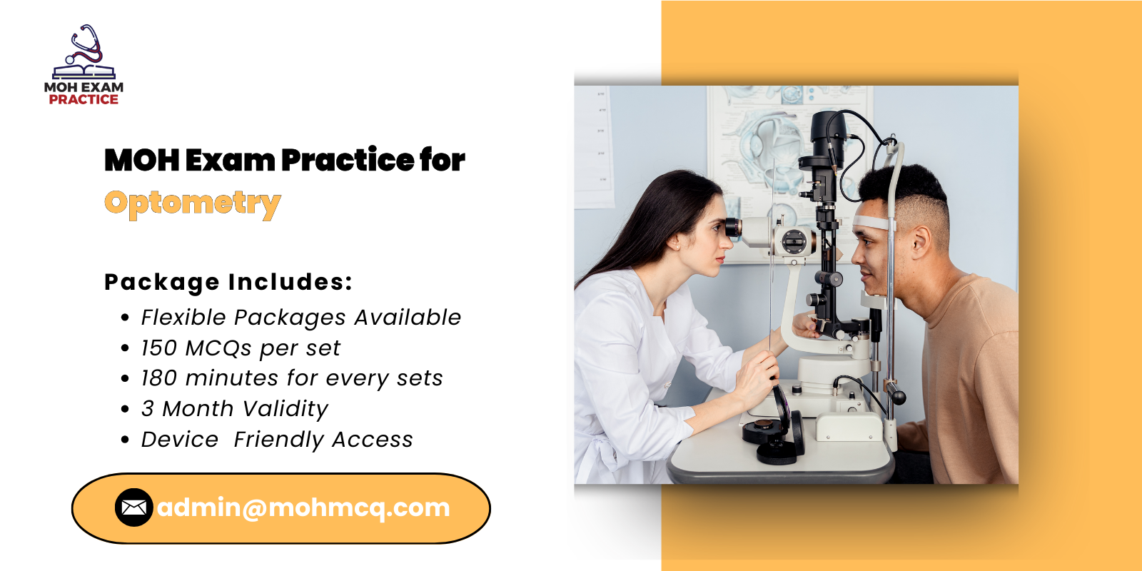 MOH Exam Practice for Optometry
