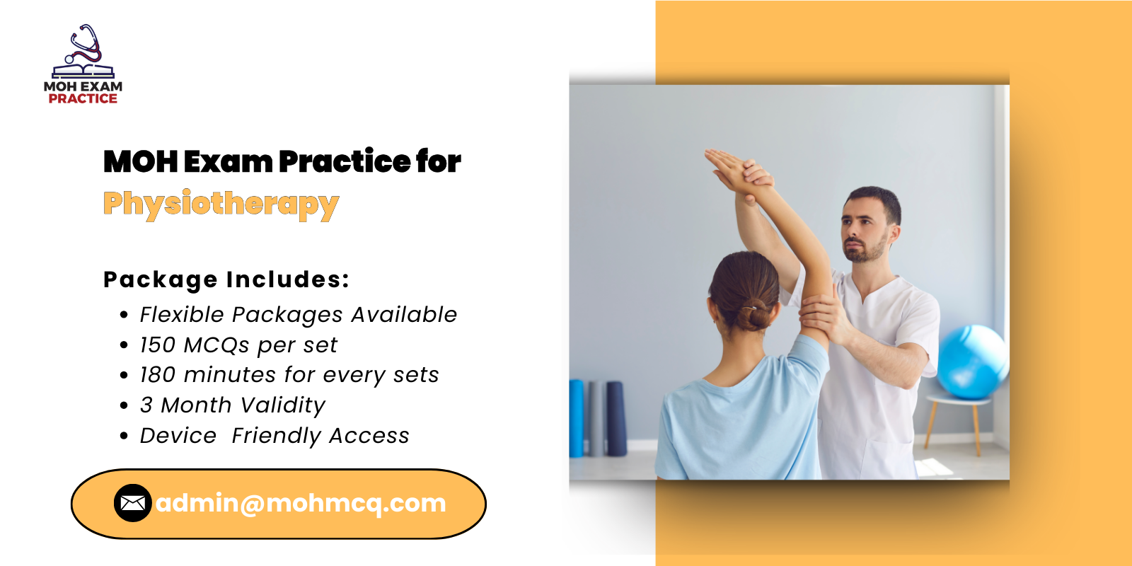 MOH Exam Practice for Physiotherapy