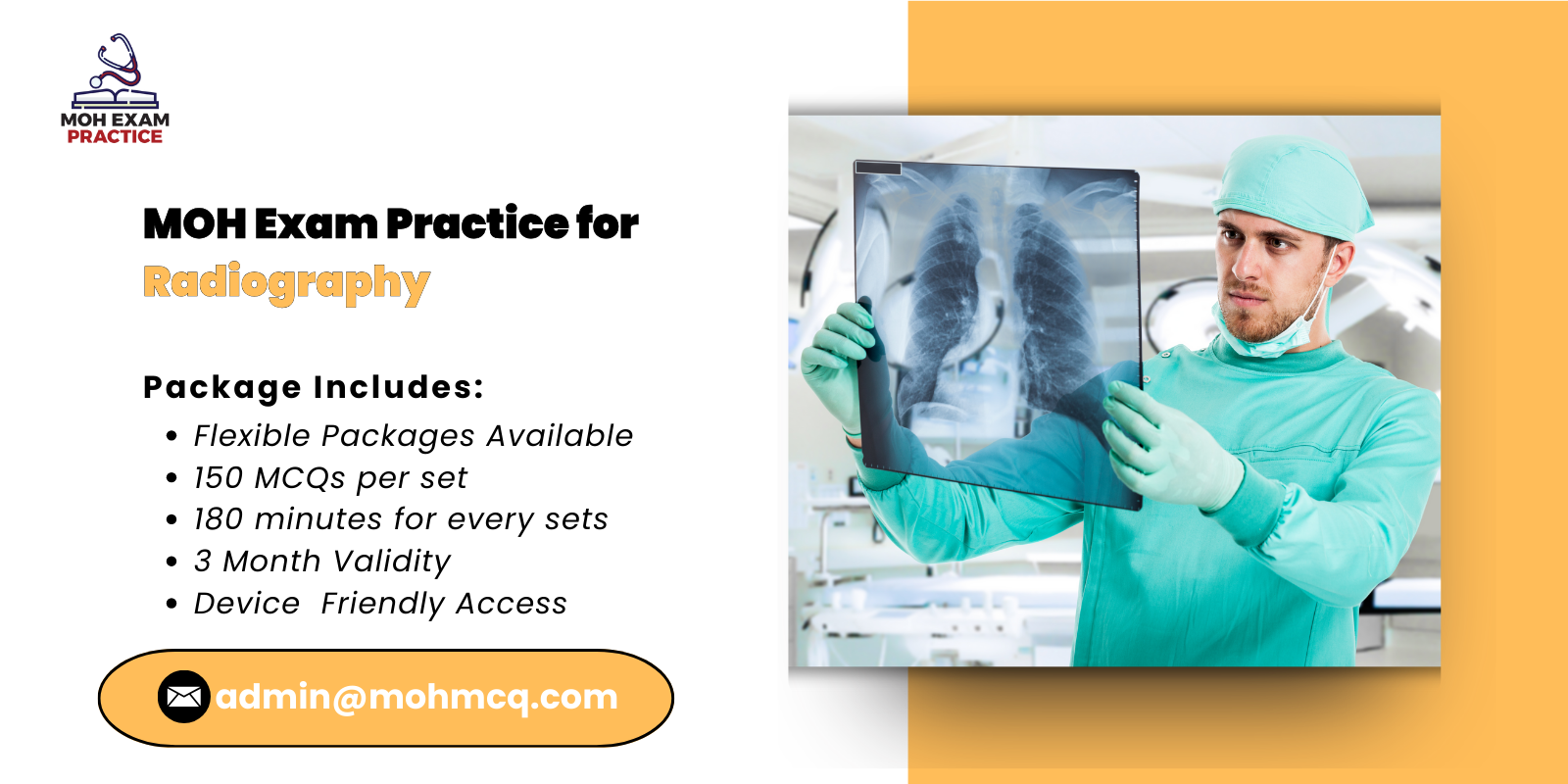MOH Exam Practice for Radiography
