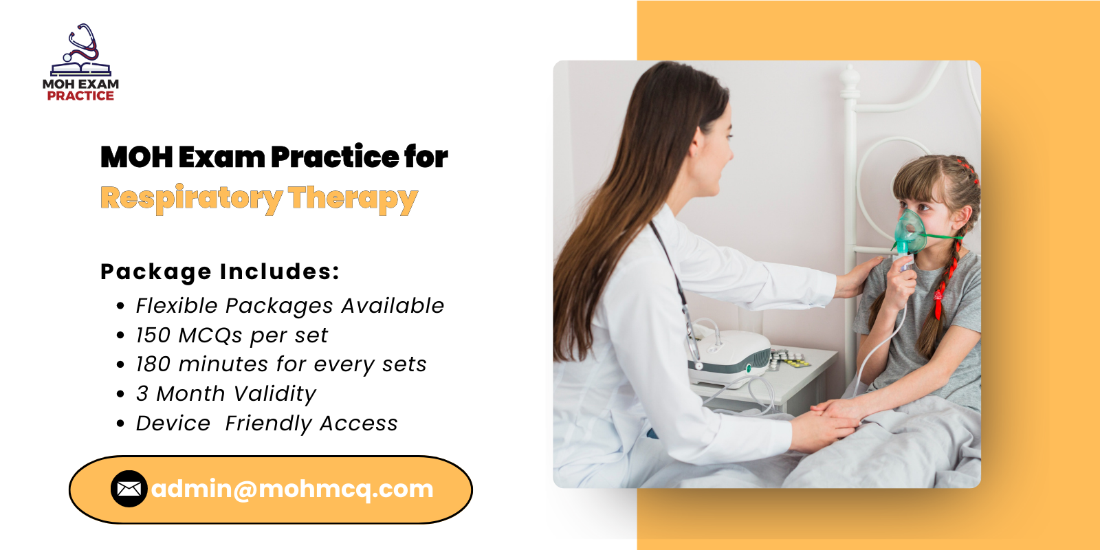 MOH Exam Practice for Respiratory Therapy